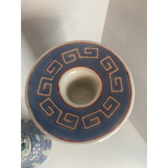 Heygill and H.F.P Oriental 2 Candle Holders Made in Macau One of a Kind RARE ORG - Picture 13 of 16